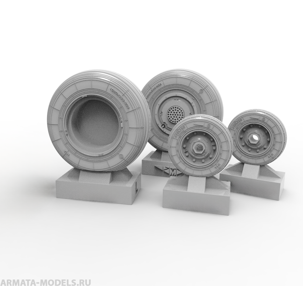 AM72751-2 КОЛЕСА ШАССИ СУ-75 под 3д стойки
