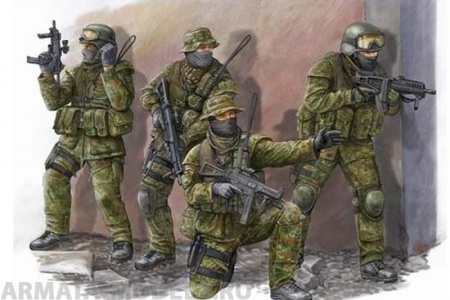 00422P Modern German KSK Commandos Trumpeter