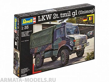 03082 Военный автомобиль Унимог (Lkw 2t tmilgl)