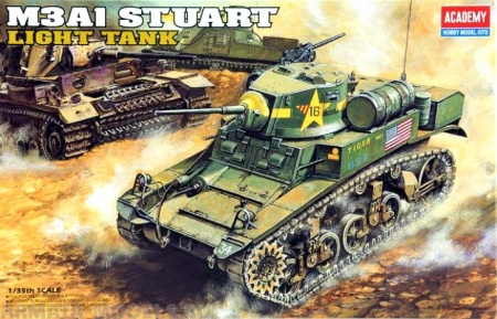 13269 Танк  U.S. M3A1 STUART Academy