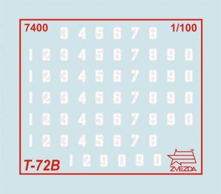 7400 Советский танк Т-72Б Звезда