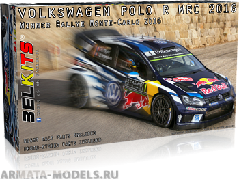BEL011 Сборная модель автомобиля VW POLO MONTE CARLO 2016