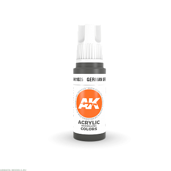 AK11025 Краска акриловая German Grey 17ml
