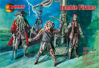 32021MR Фигуры Zombie Pirates 1/32