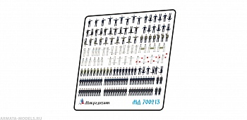 MD 700213 Матросы, морские пехотинцы и офицеры ВМФ РККА в строю и движении