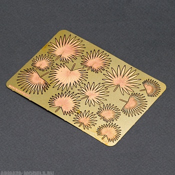 S-061 Листья пальмы веерной (Ливистона), размер S