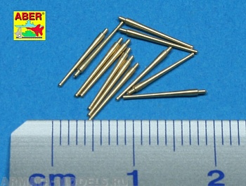 ABR-1:350-L-41  Дополнения для  Set of 12 pcs  100mm barrels M1930 L45 for French ships  для  1/350