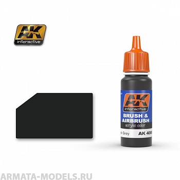 AK-4008 Краска акриловая BLACK GREGY