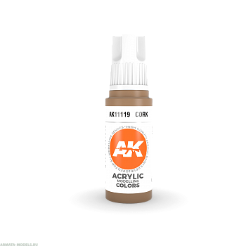 AK11119 Краска акриловая Cork 17ml