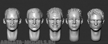 ARM356055 Головы (с волосами) №12