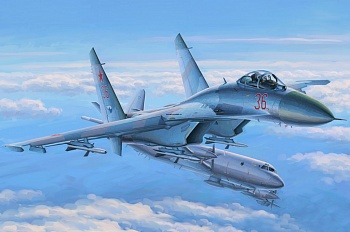 81712 Самолет Su-27 Flanker Early 1/48