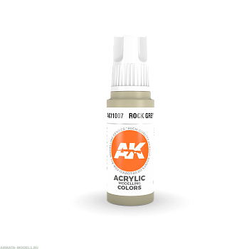 AK11007 Краска акриловая Rock Grey 17ml