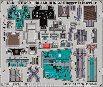 FE560ED MiG-27 Flogger D interior S.A.