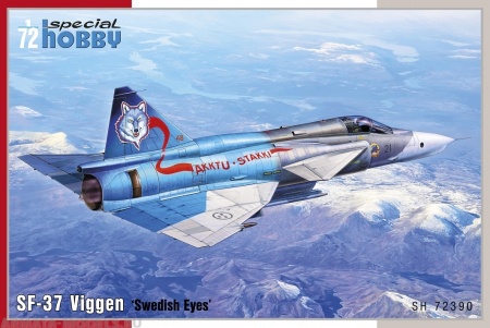 SH72390 Самолёт SF-37 Viggen Recce Special Hobby