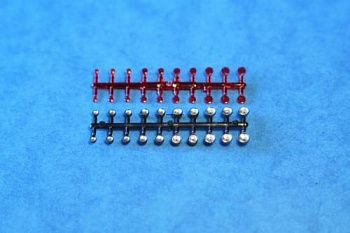 3505R-ELF Дополнения для моделей Катафоты красные (20 шт.) с запресованными отражателями+20 красных линз.