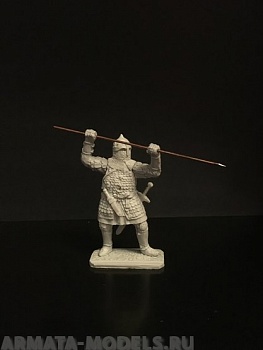 403ТБ Пеший русский дружинник с копьем