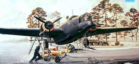 02808 Самолет  Веллингтон Мк. IC  Trumpeter