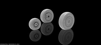 AM7228 Колеса под нагрузкой Су-27УБ