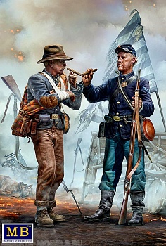 MB35198 Фигуры, Воссоединение семьи – встреча братьев. Серия Гражданской войны в США