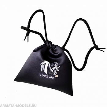 1171 Тканевый мешок с печатью (черный)