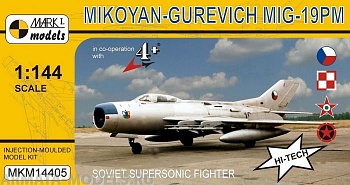 MKM14405 Самолет MiG-19PM Hi-Tech (MARK I Models) 1/144