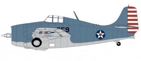 A02070 САМОЛЕТ Grumman F4F-4 Wildcat Airfix
