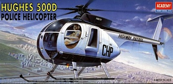 12249 Вертолет HUGHES 500D Police Helicopter 
