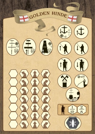 6509 Флагманский корабль Френсиса Дрейка Галеон Золотая лань Звезда