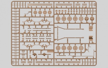 35412 V3000S/SS M (Sd.Kfz.3b) Maultier, немецкий полу-гусеничный грузовик ICM